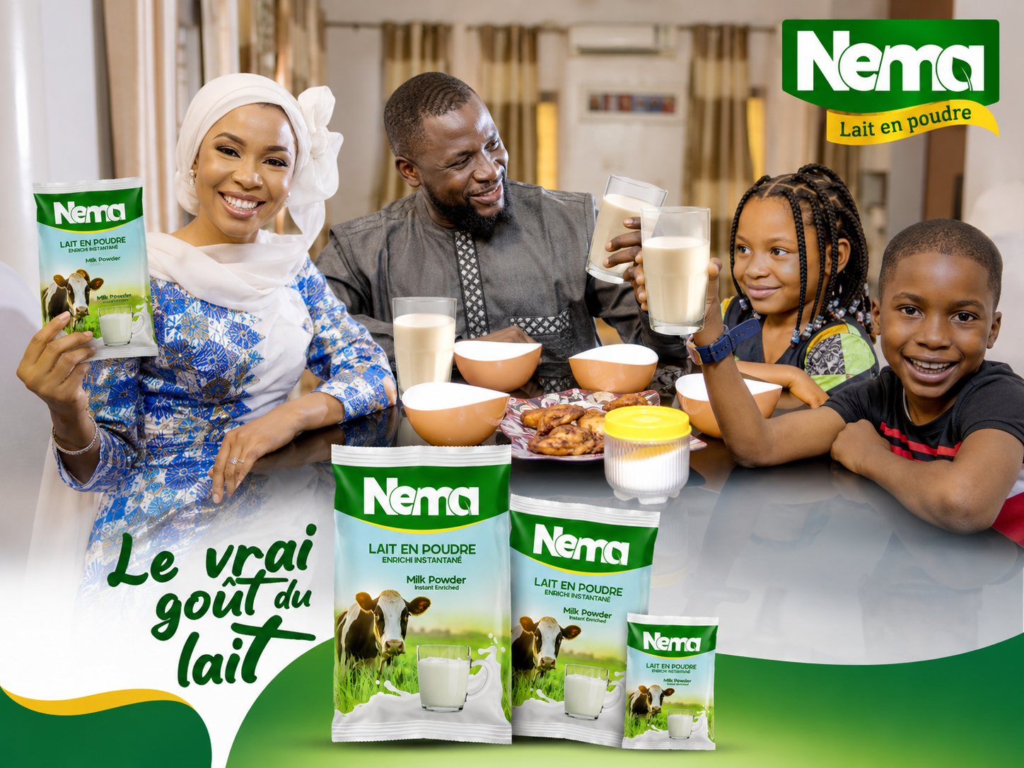 Nema Milk — le vrai goût du lait pour les familles maliennes.