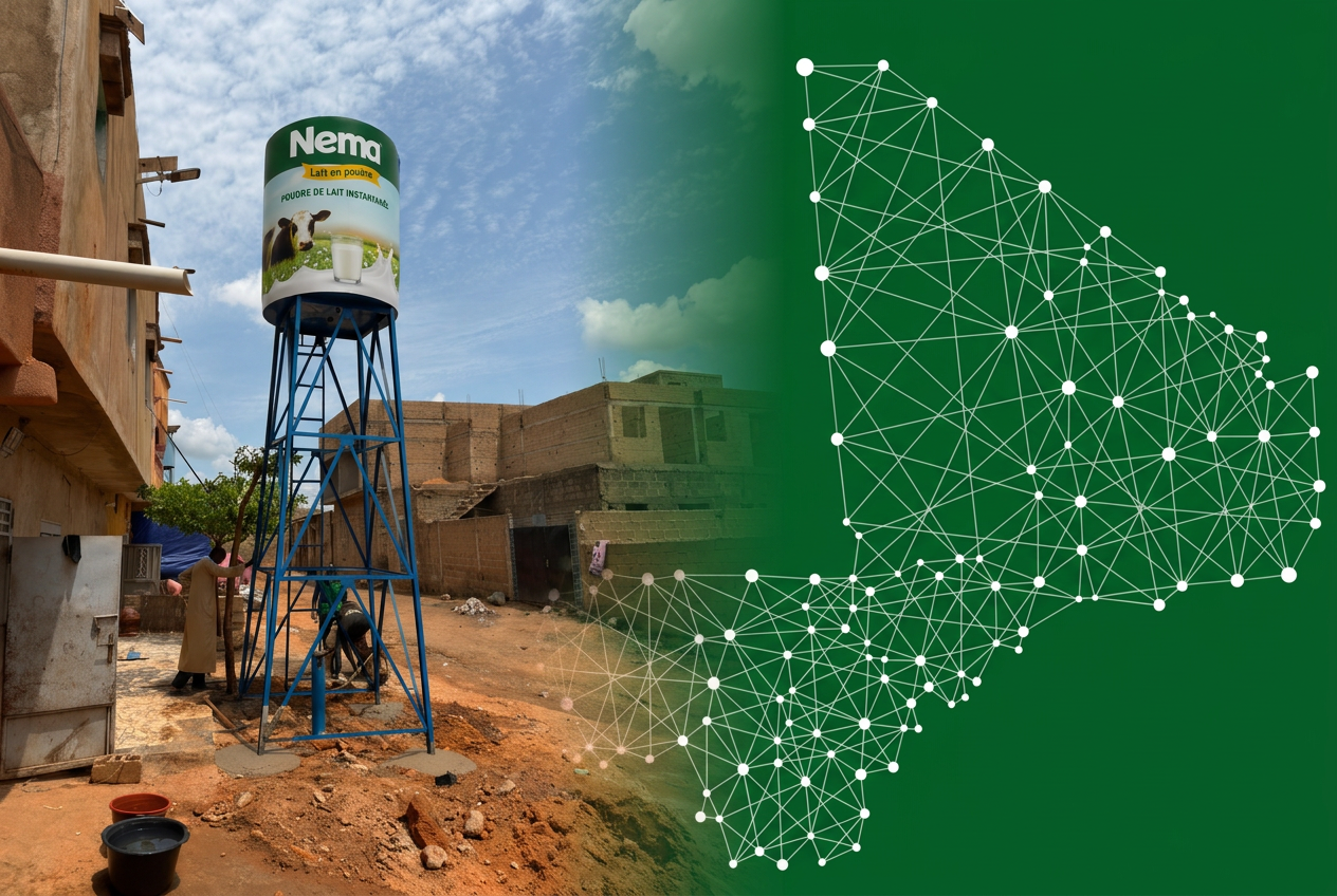 Apportant la vie au cœur du Mali — notre forage sponsorisé coule désormais d'eau potable, d'espoir et d'un avenir plus brillant pour la communauté. Nous installerons 9 forages supplémentaires au cours de la prochaine année dans le cadre de notre engagement envers le peuple malien.